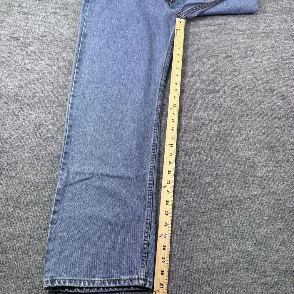 Levi’s 505 Regular Fit Jeans Mens 40x32 Blue Straight Leg Classic Mid Rise Denim